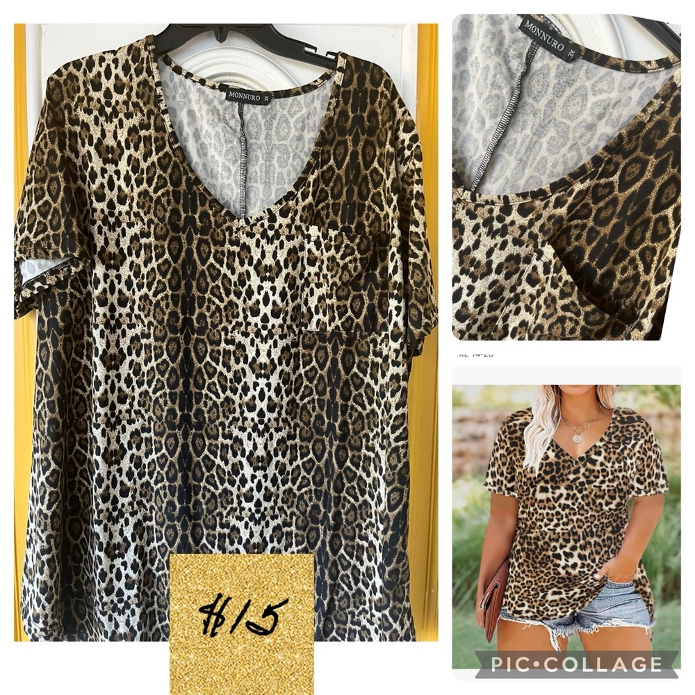 3X round hem top